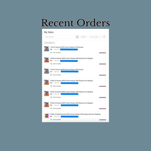 1 Roll of Genuine USPS Forever Stamps (100 Stamps) - Picture 4 of 15